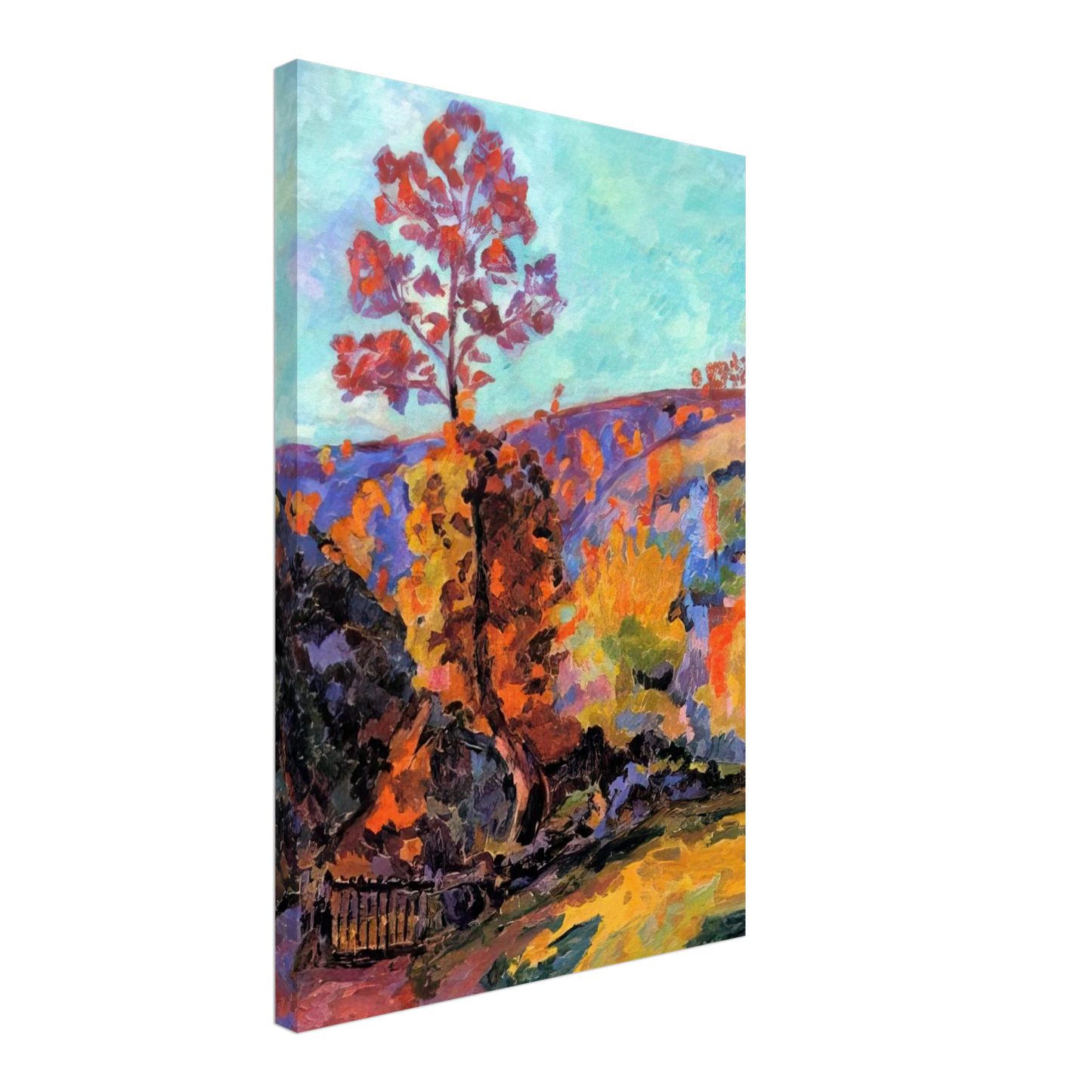Armand Guillaumin - Paysage a Crozant - 1917 Canvas - 40x60 cm / 16x24 inches-canvas