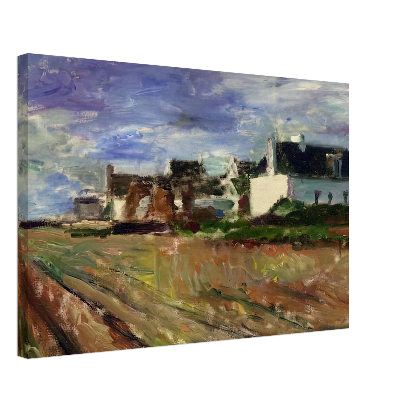 Henri Matisse - FARMS IN BRITTANY BELLE ILE 1897 Canvas - 40x60 cm / 16x24 inches-canvas