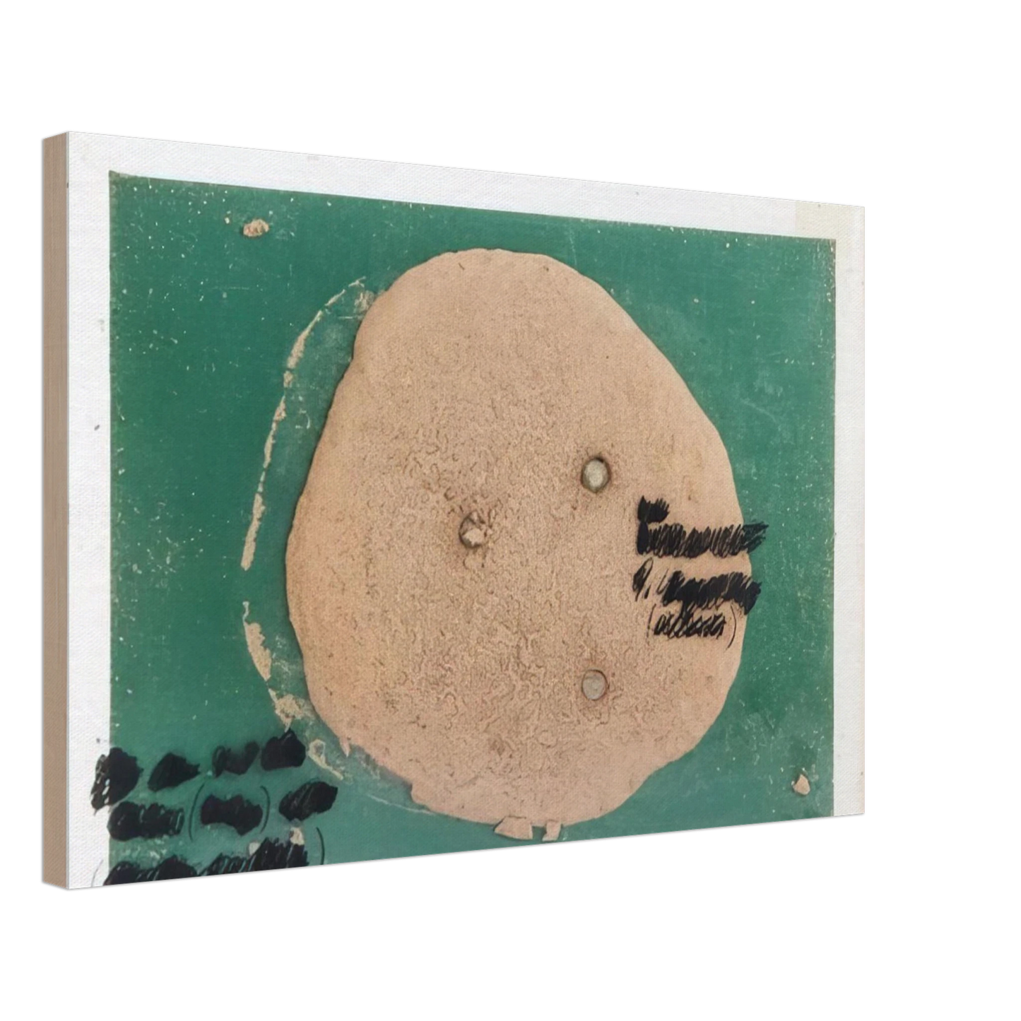 Dieter Roth - Self Portrait D.111 - 1969 Canvas - 40x60 cm / 16x24 inches-canvas