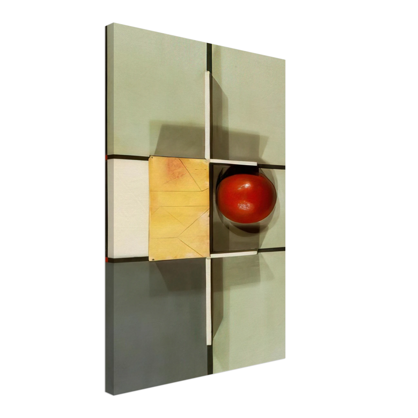 Kurt Schwitters - RELIEF WITH CROSS AND SQUARE 1924 Canvas - 40x60 cm / 16x24 inches-canvas