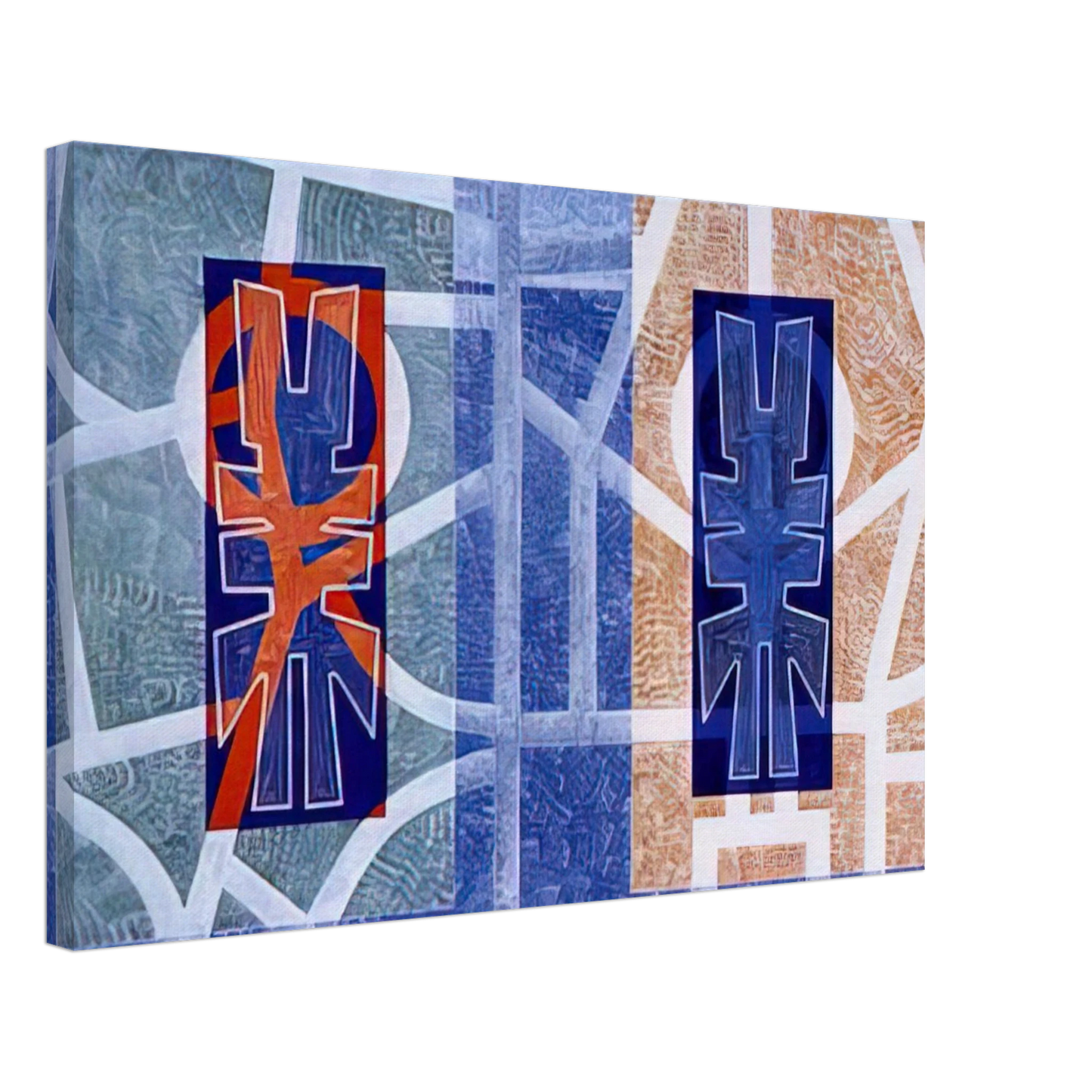 Jimmy Ernst - Oracle - 1971 Canvas - 40x60 cm / 16x24 inches-canvas