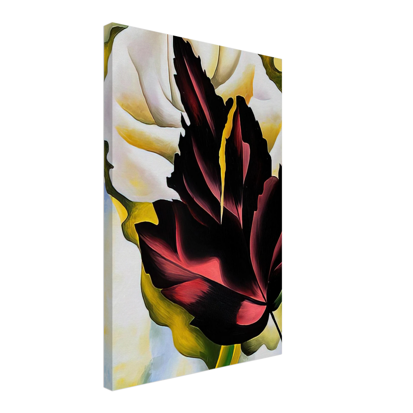 Georgia O'Keeffe - Pattern Leaves Canvas - 70x100 cm / 28x40 inches-canvas