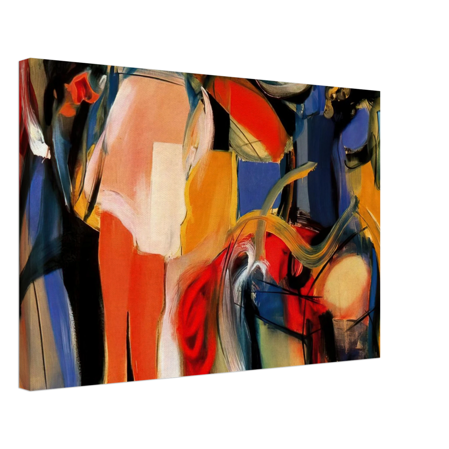 Miriam Schapiro - Autobiography - Abstract Expressionism Canvas - 40x60 cm / 16x24 inches-canvas
