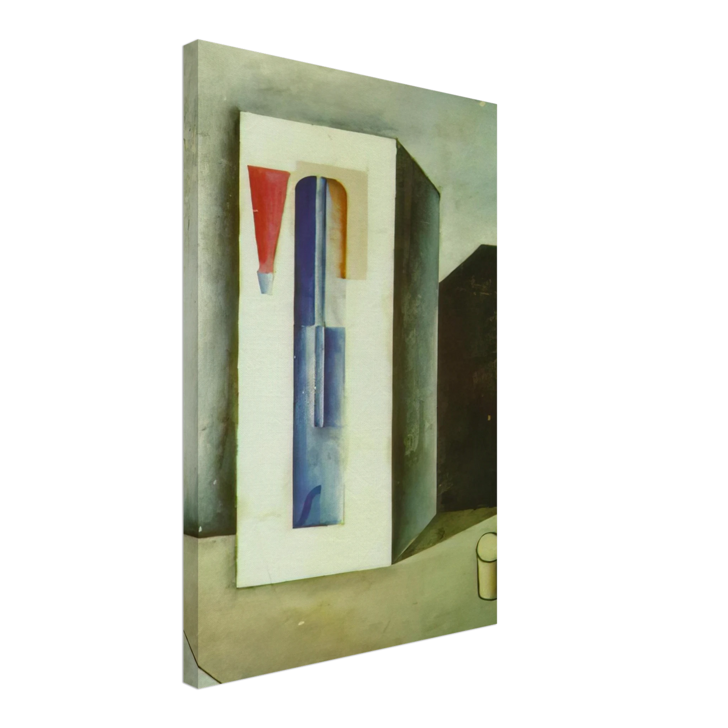 Salvador Dali - SIPHON AND SMALL BOTTLE OF RUM Canvas - 70x100 cm / 28x40 inches-canvas