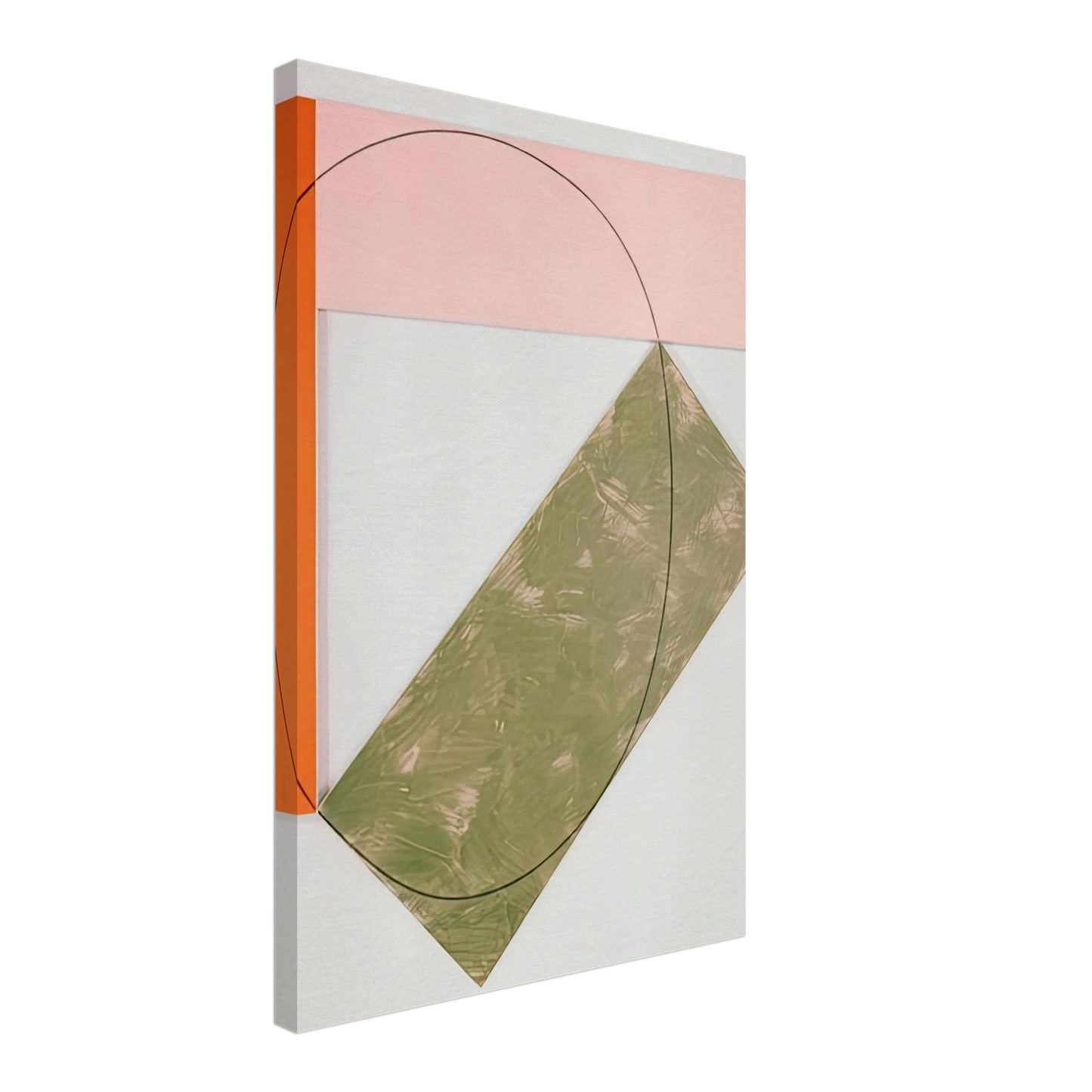 Robert Mangold - THREE COLOR FRAME PAINTING 1985 Canvas - 70x100 cm / 28x40 inches-canvas