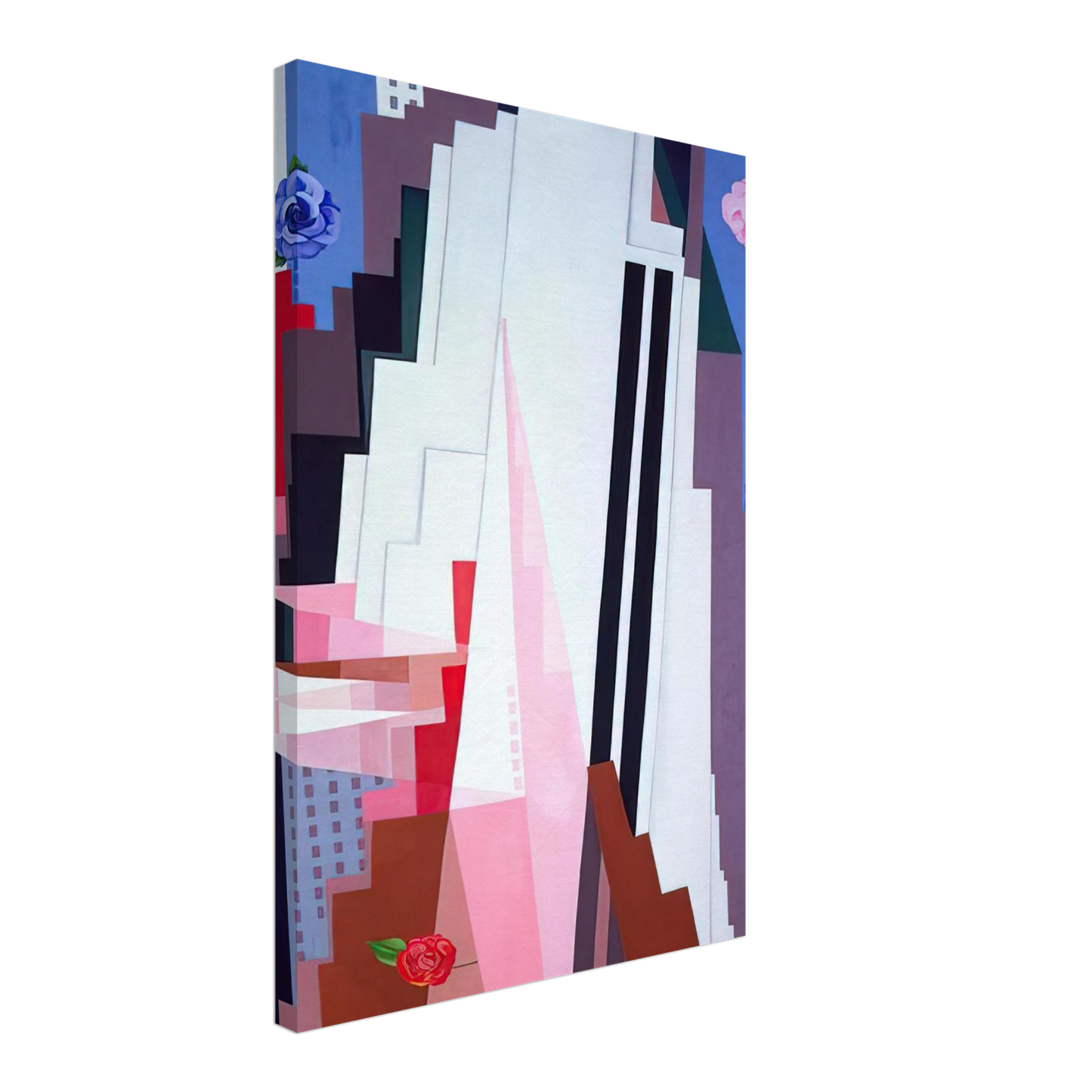 Georgia O'Keeffe - Manhattan Canvas - 40x60 cm / 16x24 inches-canvas