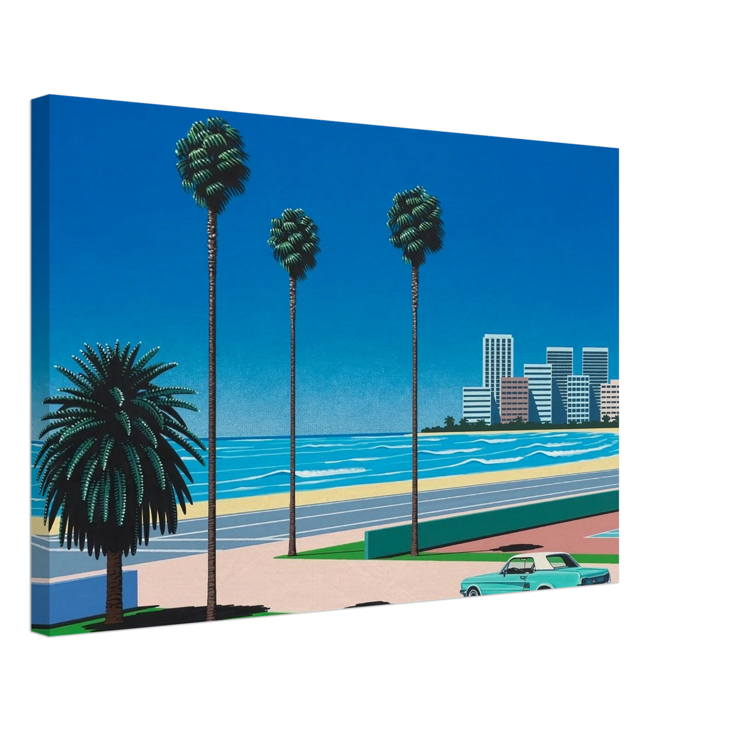 Hiroshi Nagai - Sunshine Reggae Canvas - 40x60 cm / 16x24 inches-canvas