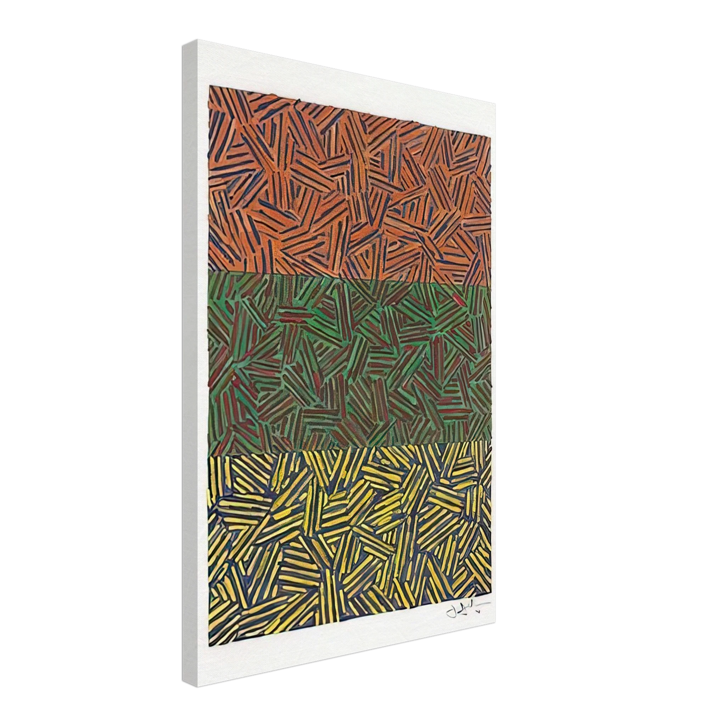 Jasper Johns - UNTITLED 1978 Canvas - 40x60 cm / 16x24 inches-canvas