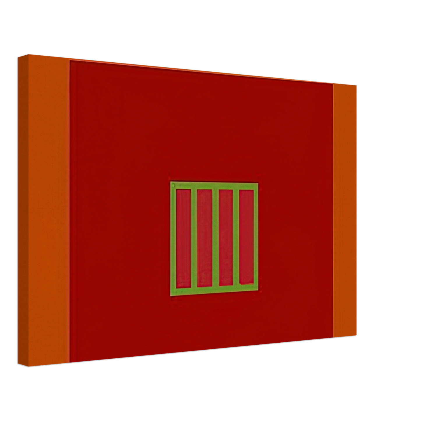 Peter Halley - Day-Glo Prison - 1982 Canvas - 40x60 cm / 16x24 inches-canvas