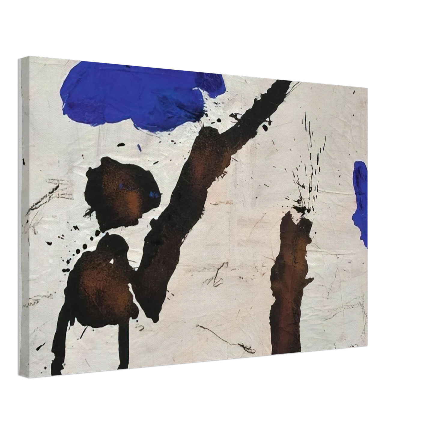 Emil Schumacher - Gc-17 - 1990 Canvas - 70x100 cm / 28x40 inches-canvas