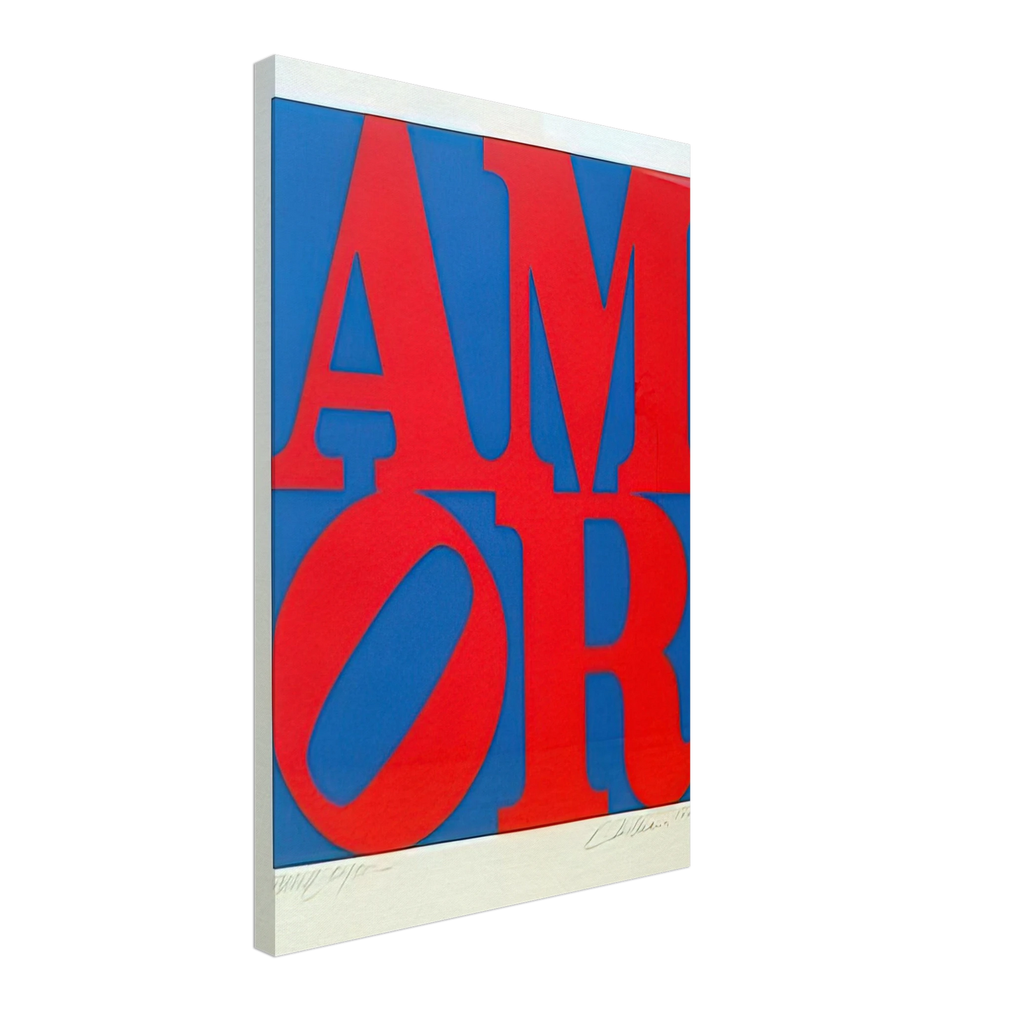 Robert Indiana - Amor Canvas - 40x60 cm / 16x24 inches-canvas