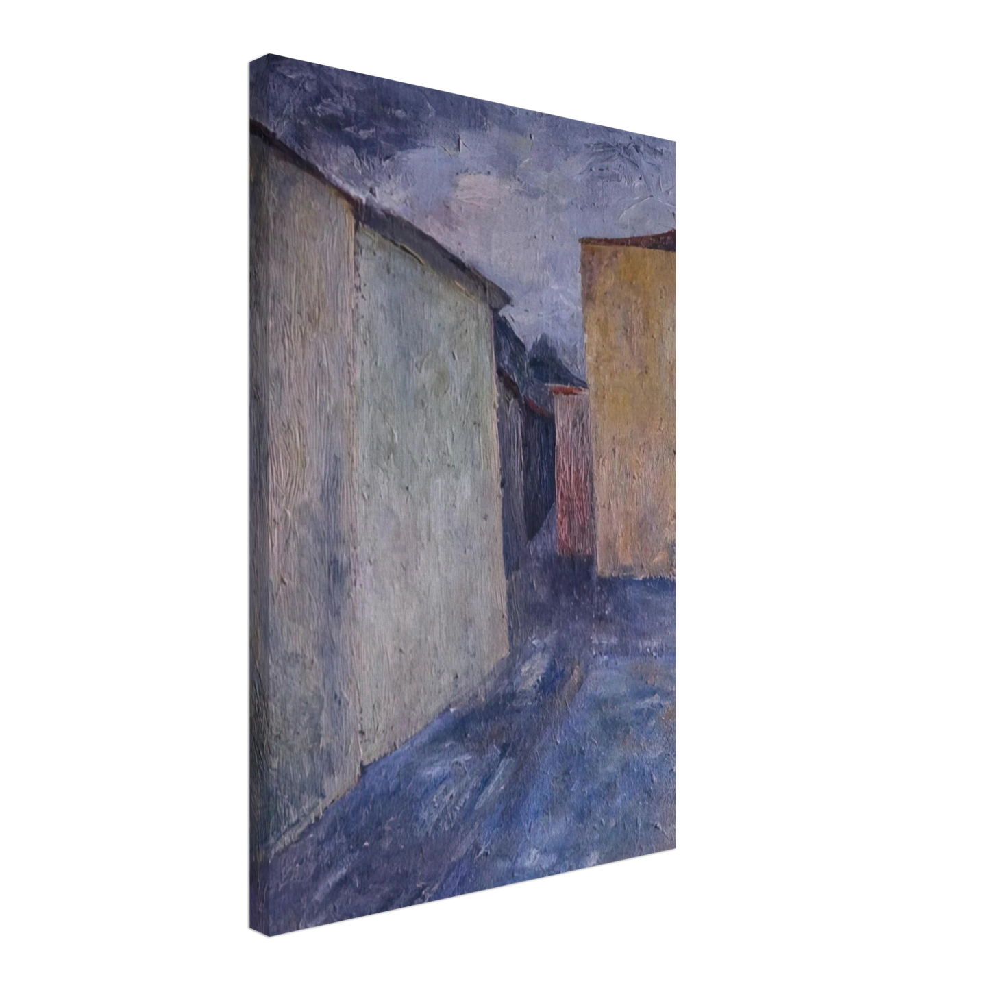 Alberto Burri - Upper Piazza - 1947 Canvas - 40x60 cm / 16x24 inches-canvas