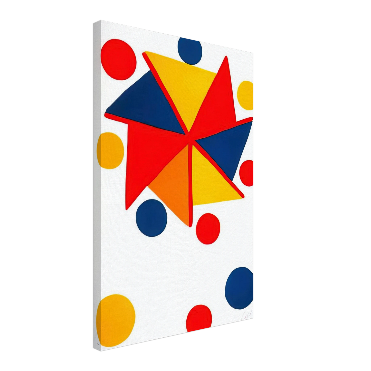 Alexander Calder - UNTITLED 1970 Canvas - 70x100 cm / 28x40 inches-canvas