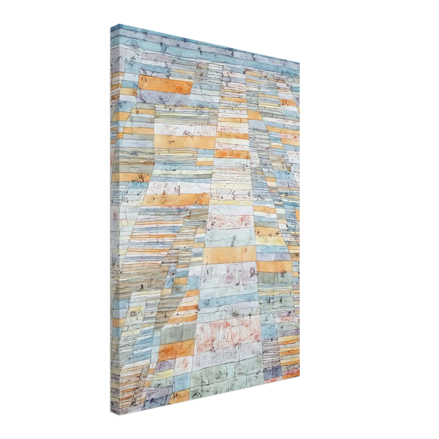 Paul Klee - MAIN PATH AND BYWAYS 1929 Canvas - 70x100 cm / 28x40 inches-canvas