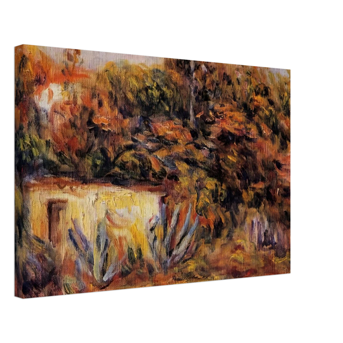 Pierre-Auguste Renoir - Cabin with Aloe Plants Canvas - 70x100 cm / 28x40 inches-canvas