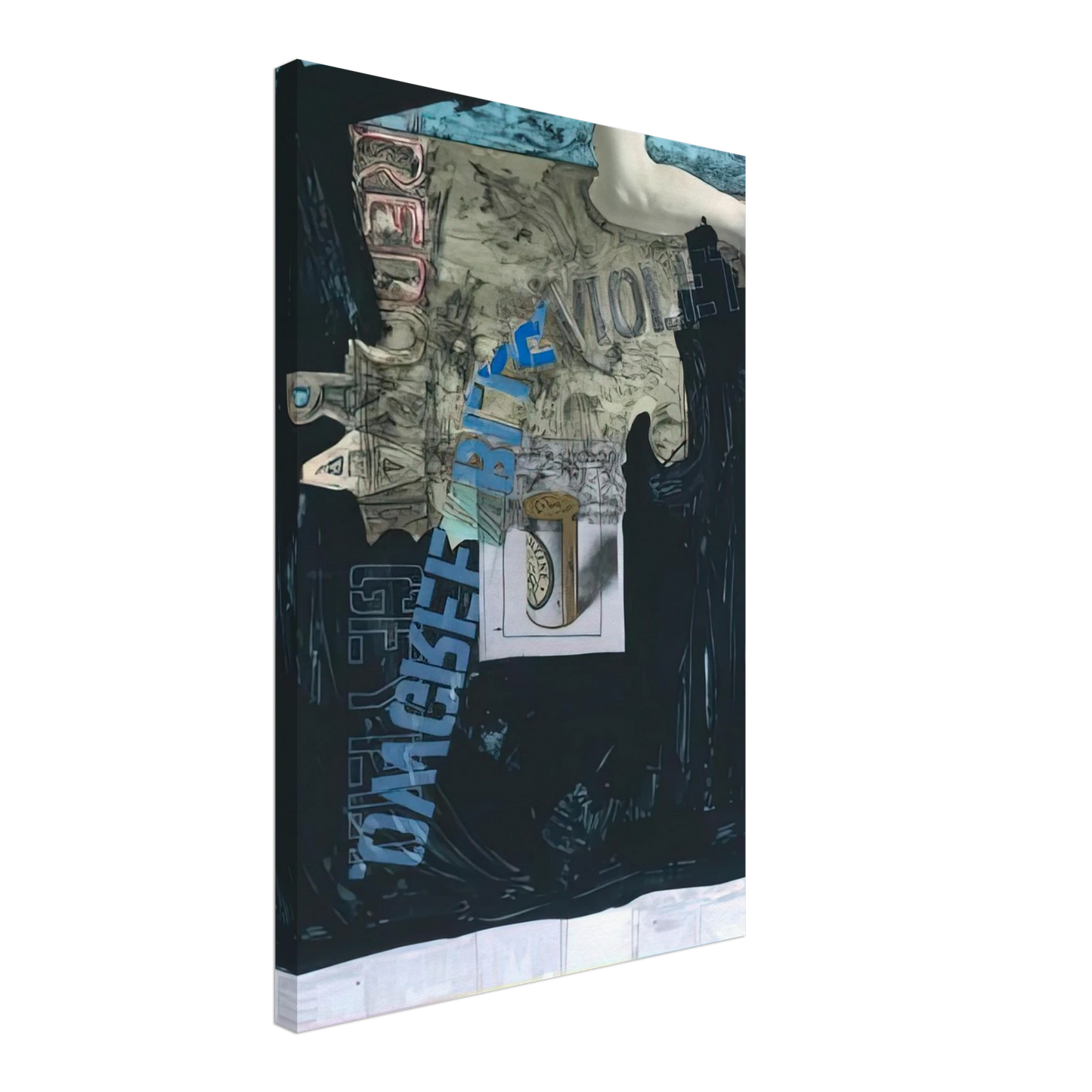 Jasper Johns - DECOY 1971 Canvas - 70x100 cm / 28x40 inches-canvas