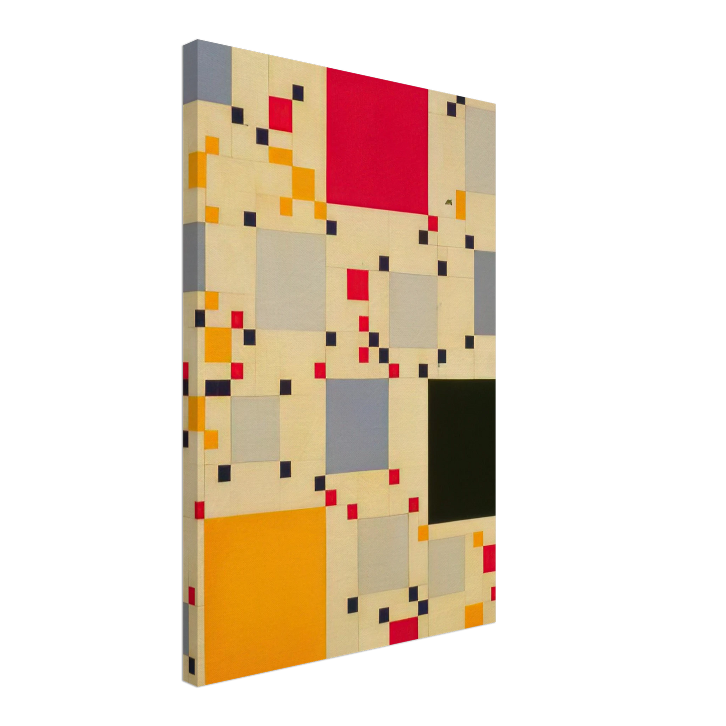 Leon Polk Smith - Homage to Victory Boogie-Woogie #1 - 1946 Canvas - 70x100 cm / 28x40 inches-canvas