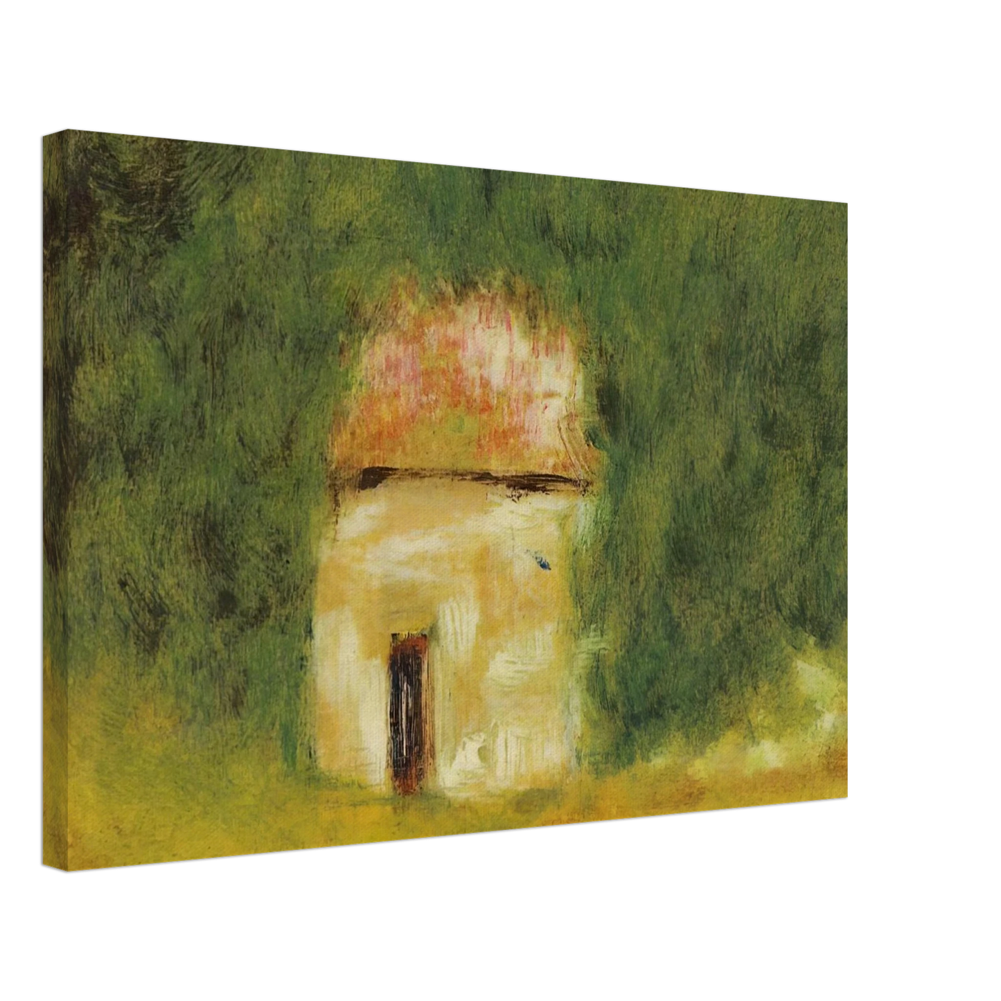 Pierre-Auguste Renoir - The Little House Canvas - 70x100 cm / 28x40 inches-canvas