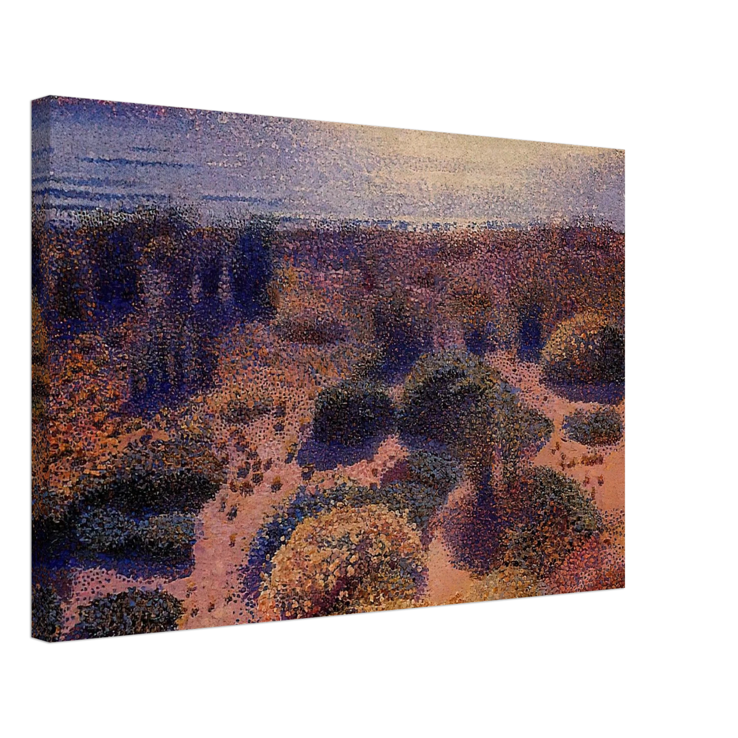 Henri-Edmond Cross - Plage de la Vignassa Canvas - 70x100 cm / 28x40 inches-canvas