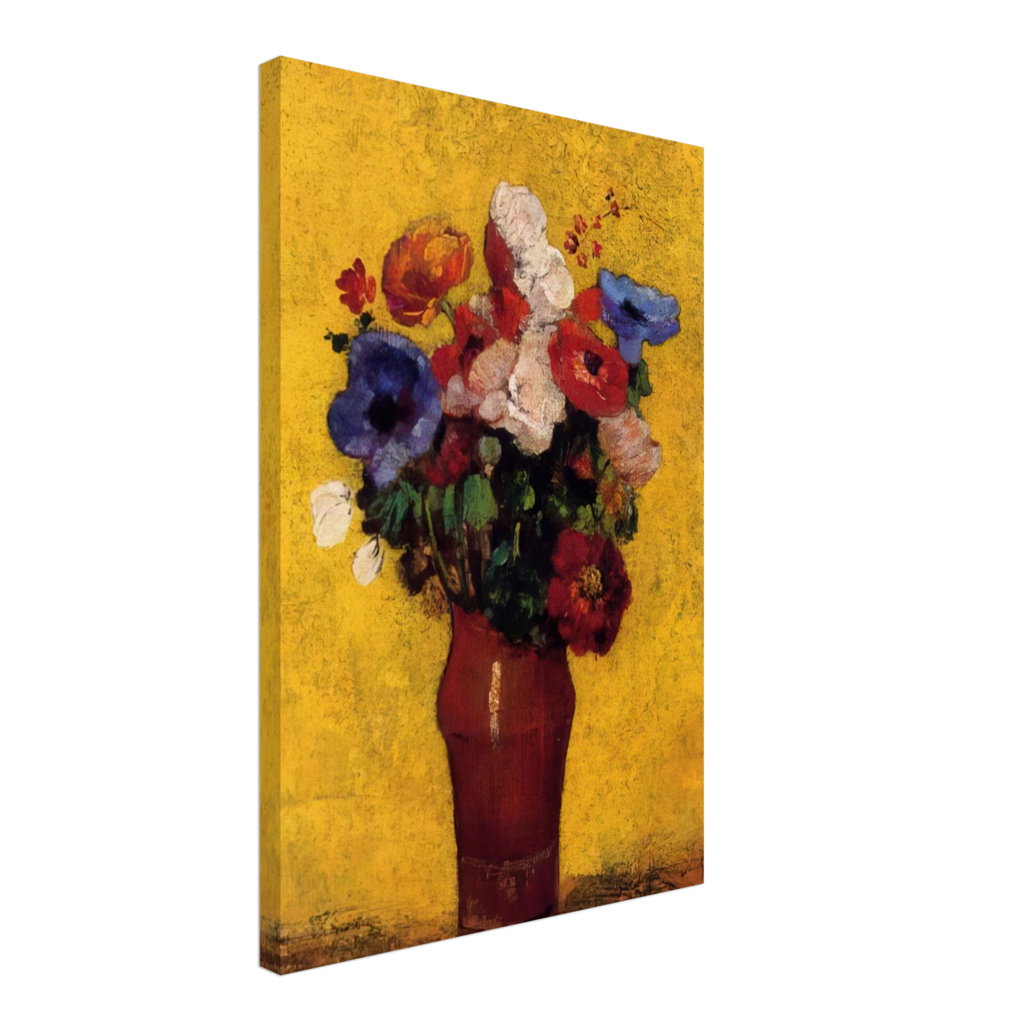 Odilon Redon - FLOWERS 4 Canvas - 70x100 cm / 28x40 inches-canvas