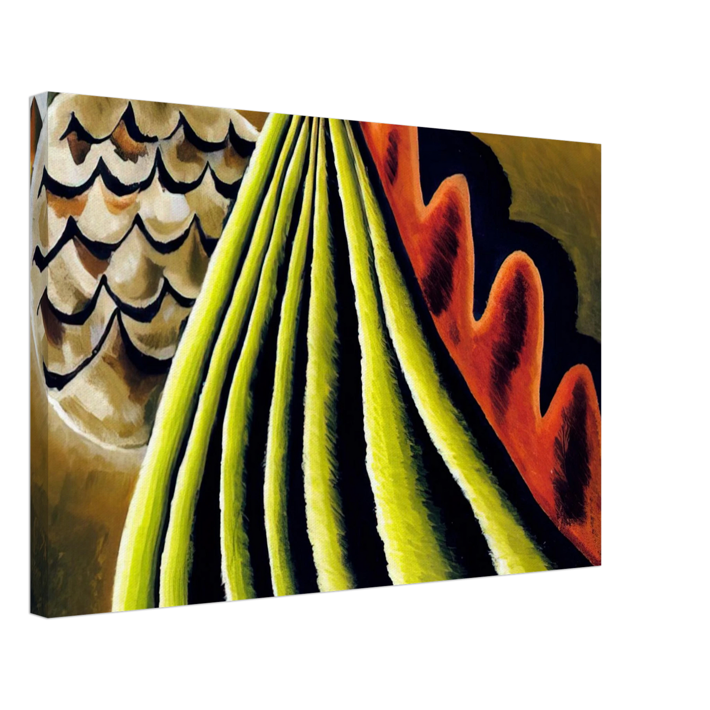 Arthur Dove - Fields of Grain as Seen from Train - 1931 Canvas - 40x60 cm / 16x24 inches-canvas