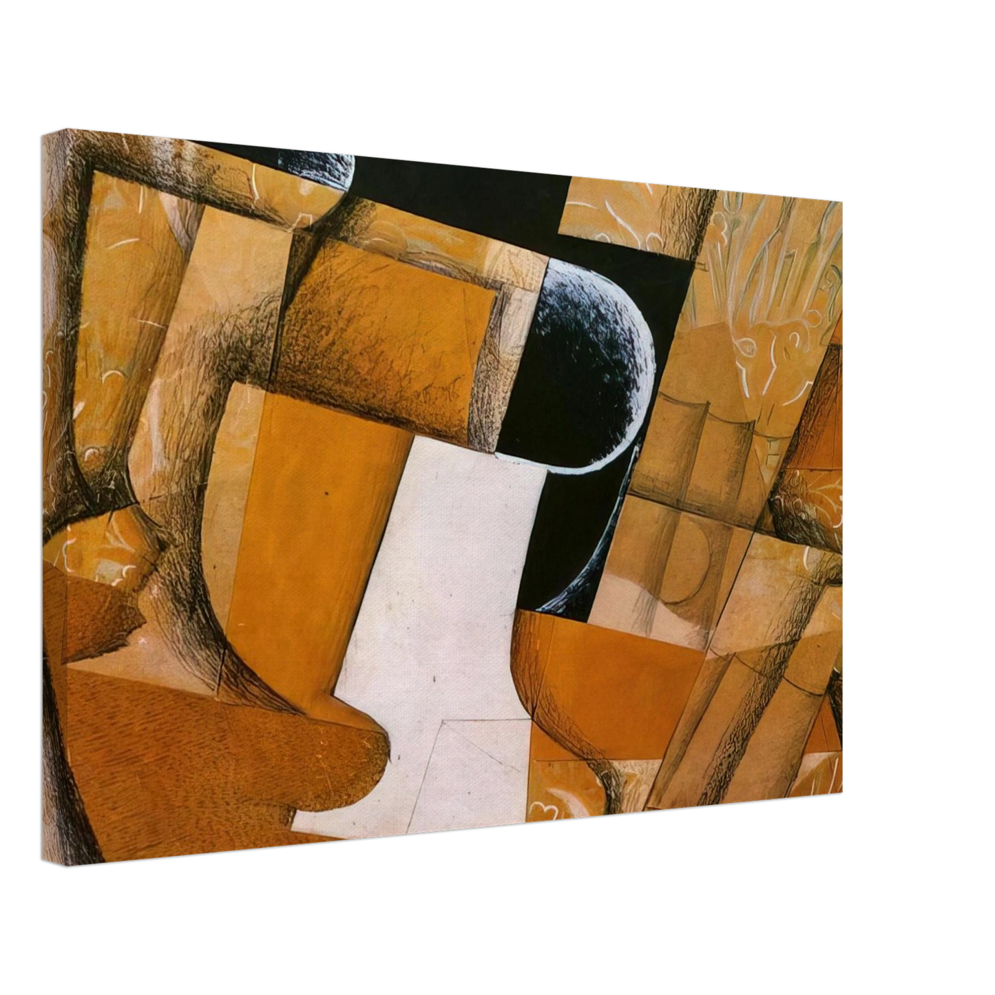 Juan Gris - THE GLASS THE FRUIT BOWL 1914 Canvas - 70x100 cm / 28x40 inches-canvas