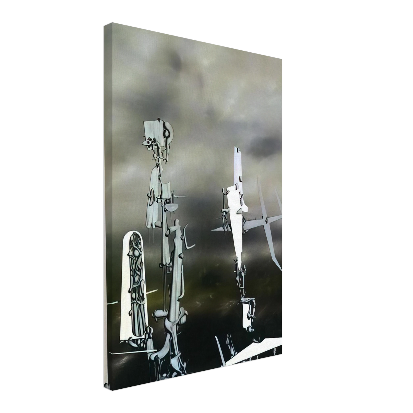Yves Tanguy - Phantoms Canvas - 40x60 cm / 16x24 inches-canvas