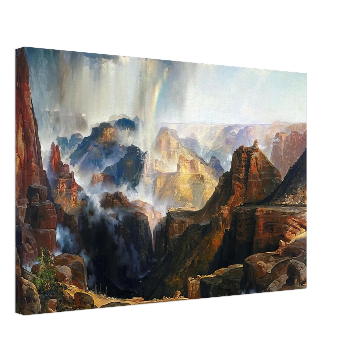 Thomas Moran - The Chasm of the Colorado Canvas - 70x100 cm / 28x40 inches-canvas