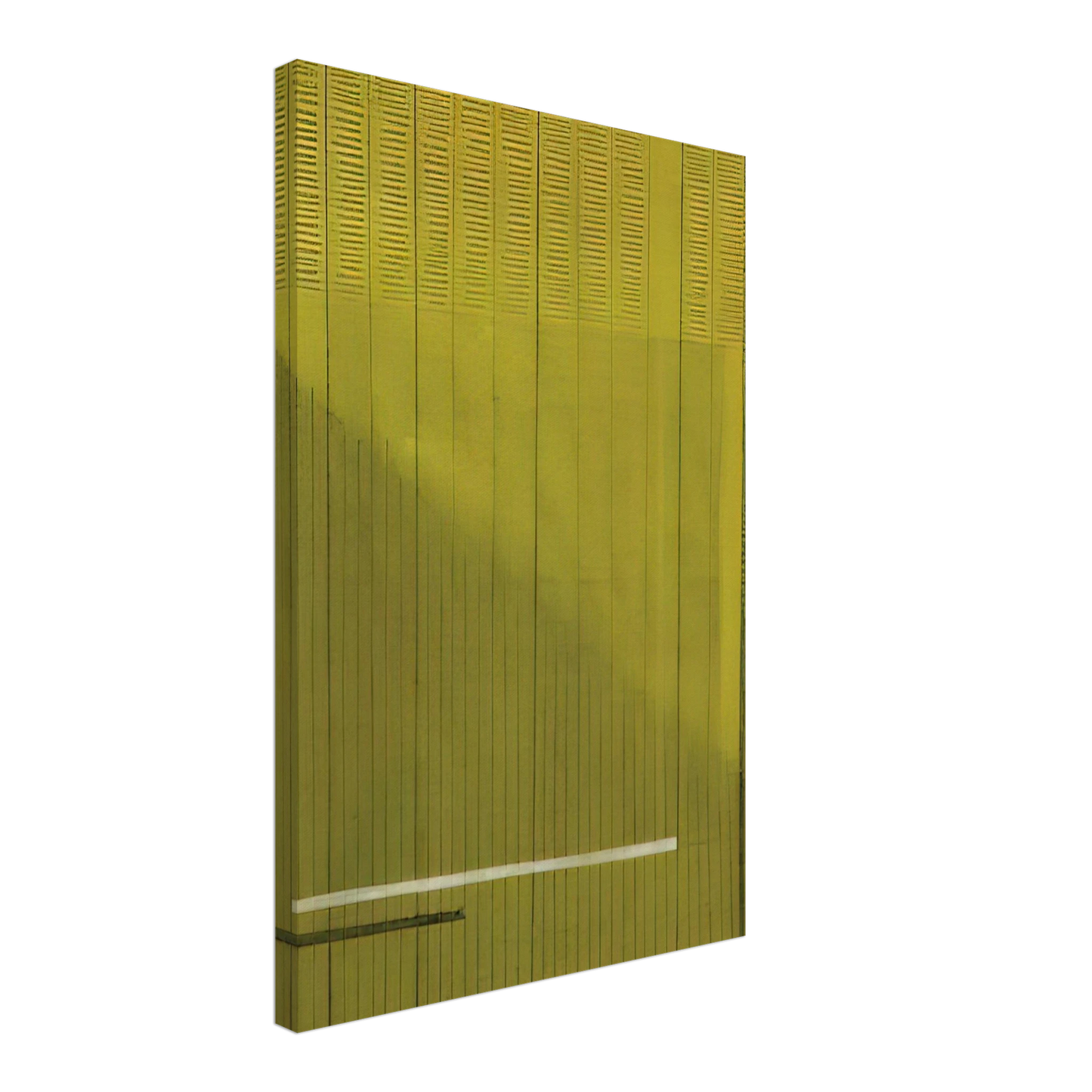 Bice Lazzari - Grigio Giallo Gray and Yellow - 1966 Canvas - 70x100 cm / 28x40 inches-canvas