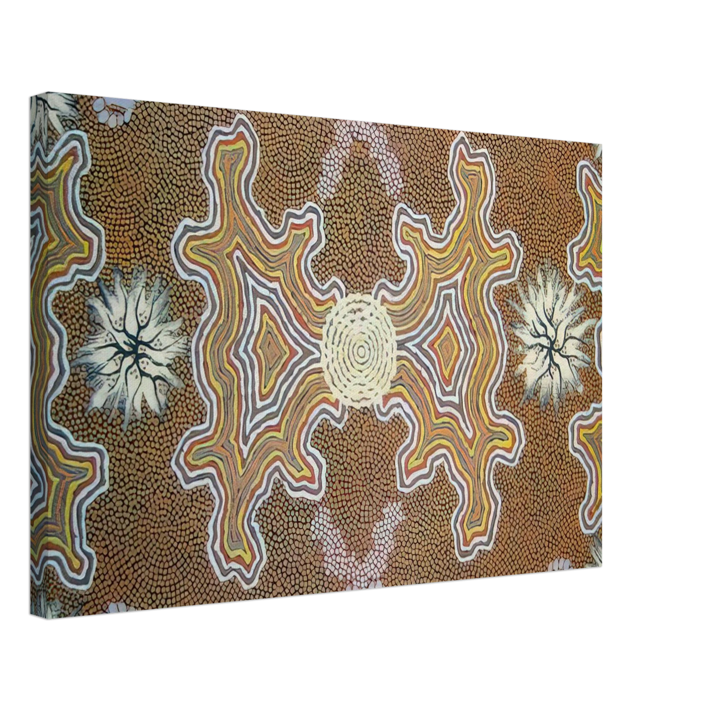 Clifford Possum Tjapaltjarri - Men's Dreaming - 1994 Canvas - 70x100 cm / 28x40 inches-canvas