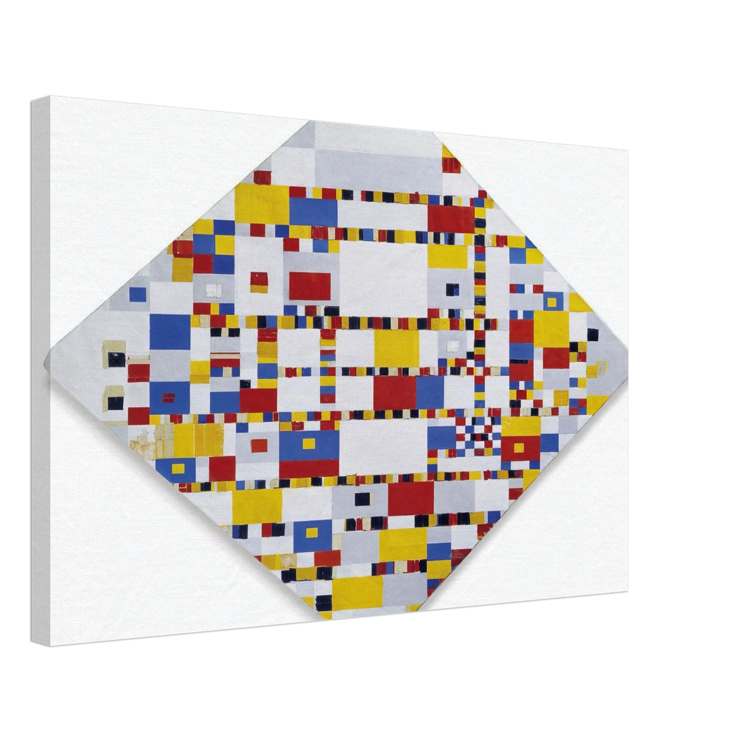 Piet Mondrian - Victory Boogie Woogie Canvas - 40x60 cm / 16x24 inches-canvas