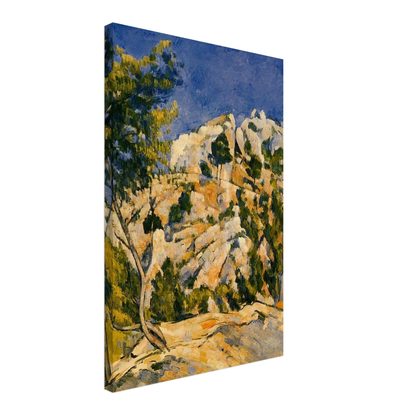 Paul Cezanne - Bottom of the Ravine Canvas - 70x100 cm / 28x40 inches-canvas