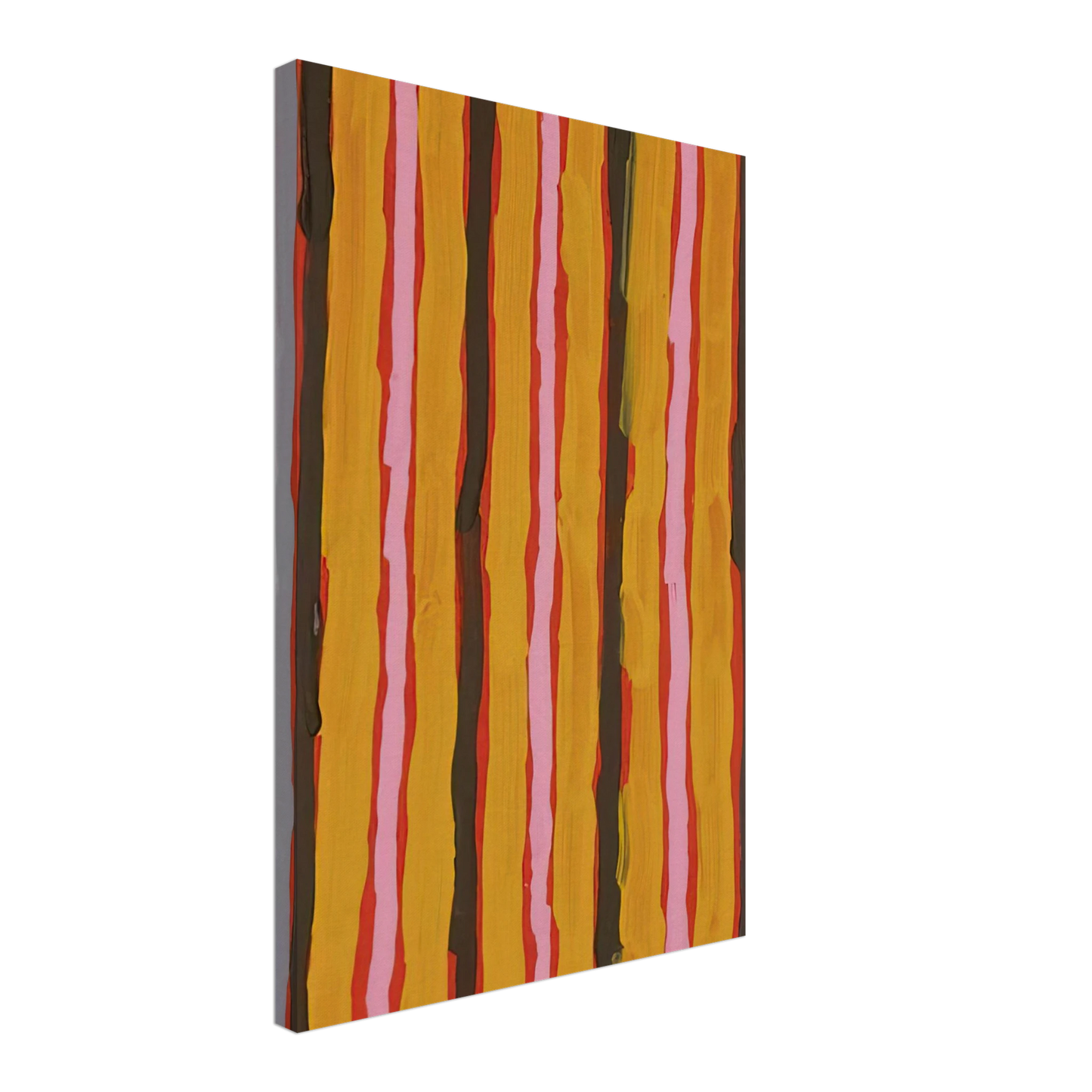 Clifford Possum Tjapaltjarri - Ceremonial Floor Paint - 2001 Canvas - 70x100 cm / 28x40 inches-canvas