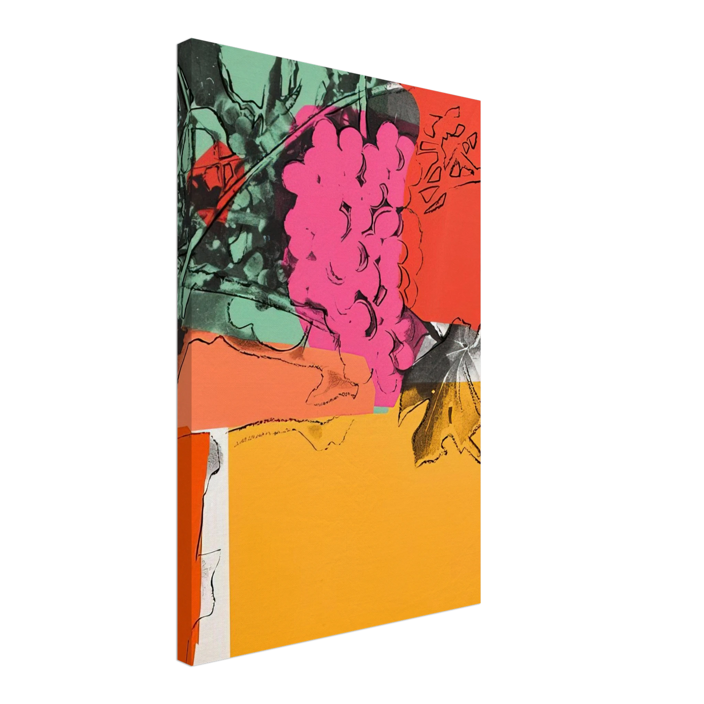 Andy Warhol - Grapes #1 Canvas - 70x100 cm / 28x40 inches-canvas