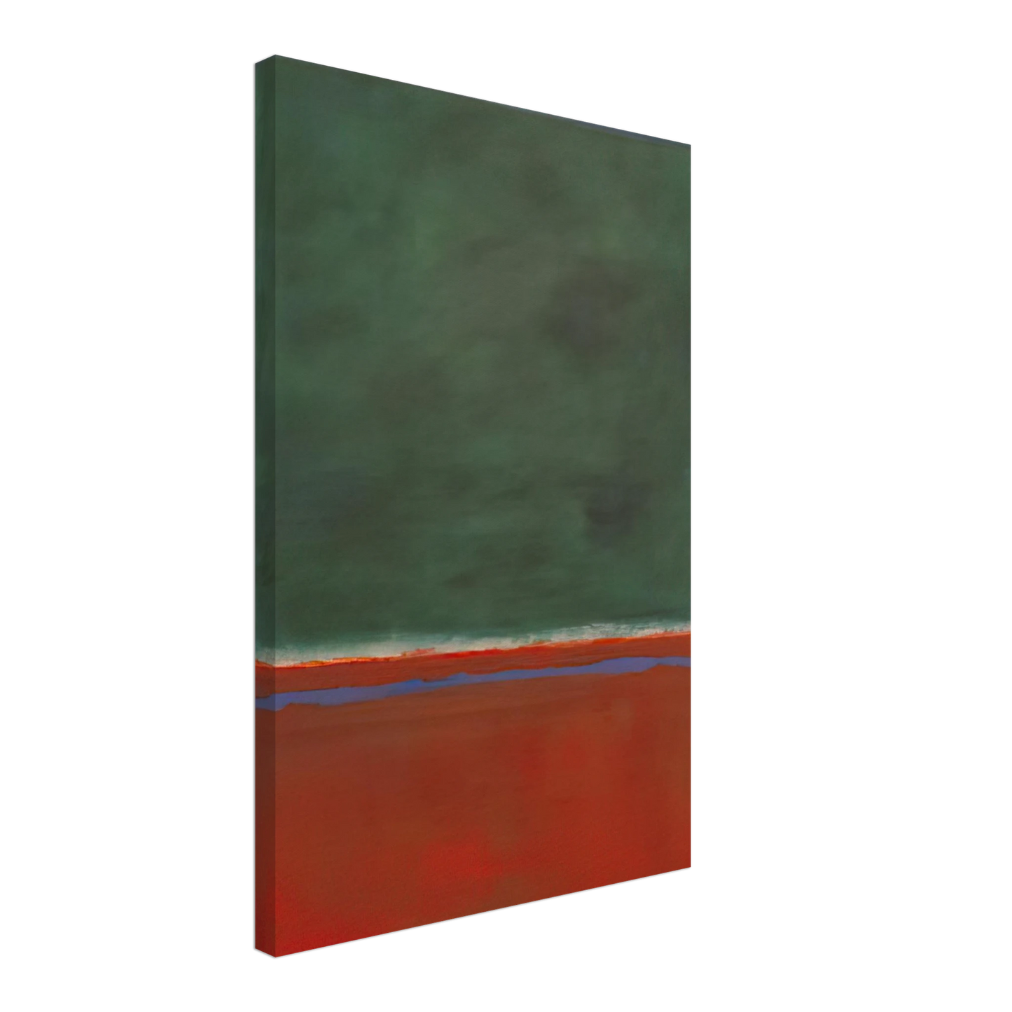 Mark Rothko - Green and Maroon - 1953 Canvas - 40x60 cm / 16x24 inches-canvas