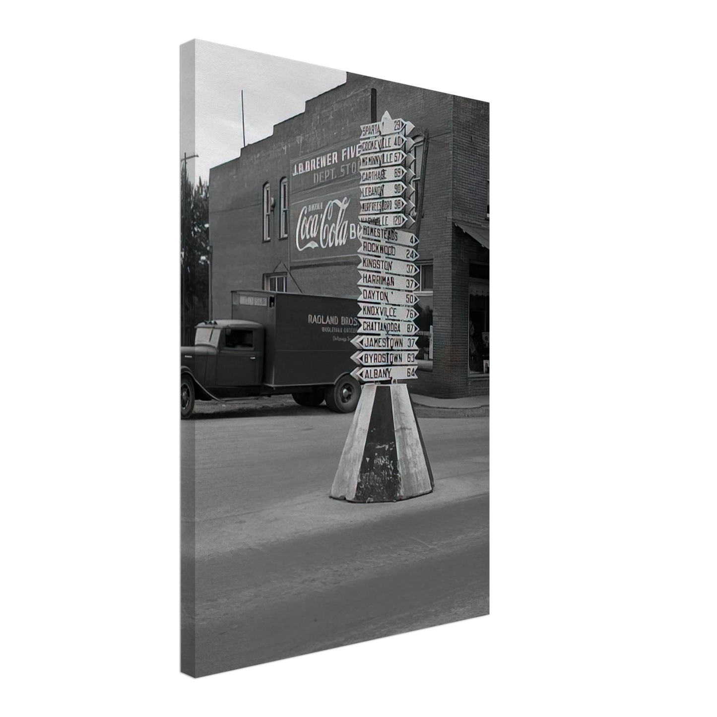 Ben Shahn - SIGNS Canvas - 70x100 cm / 28x40 inches-canvas