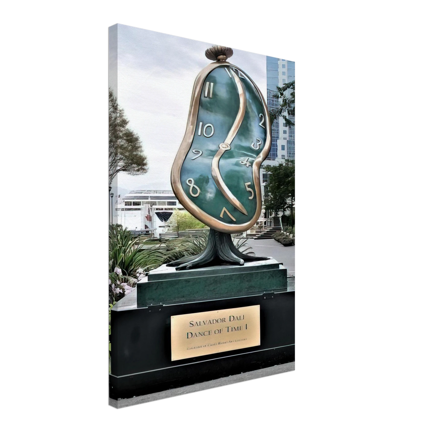 Salvador Dali - DANCE OF TIME I 1984 Canvas - 70x100 cm / 28x40 inches-canvas