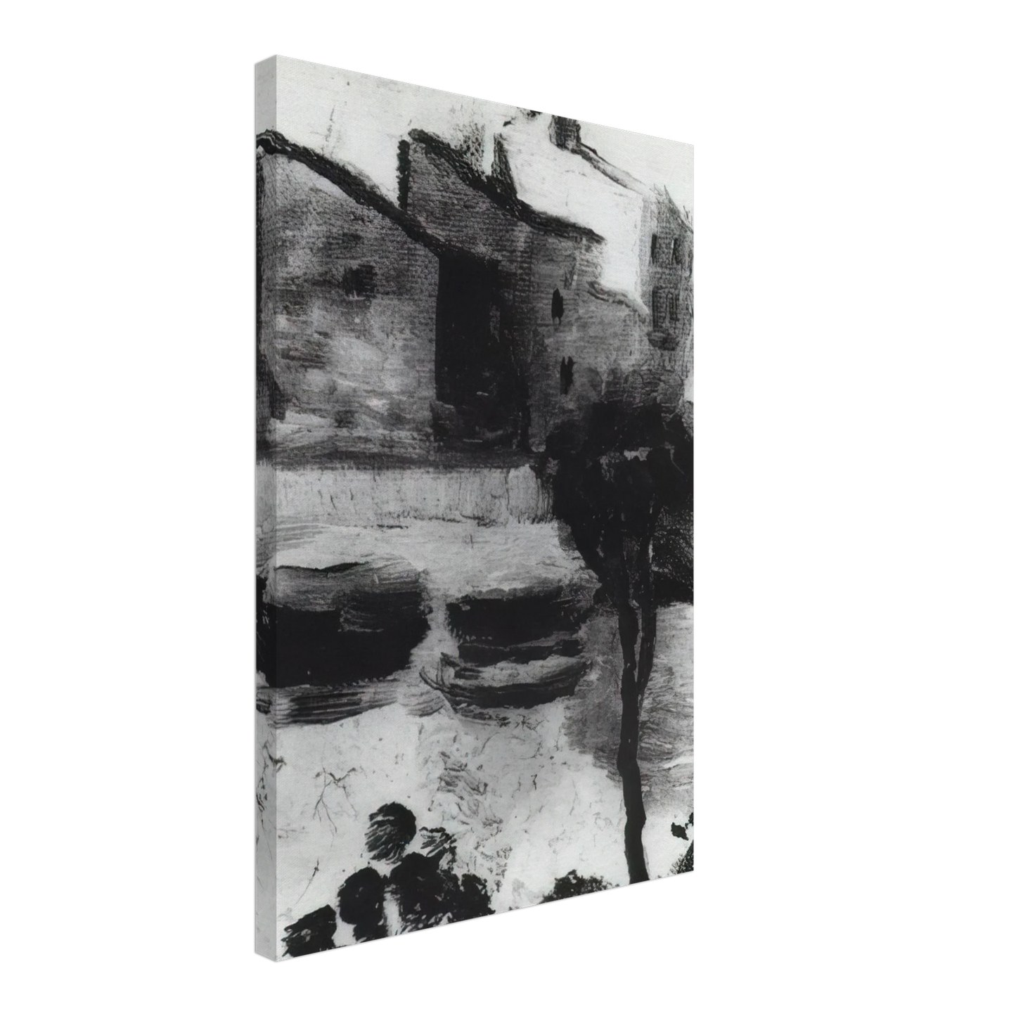 Salvador Dali - LLANE BEACH CADAQUES Canvas - 40x60 cm / 16x24 inches-canvas