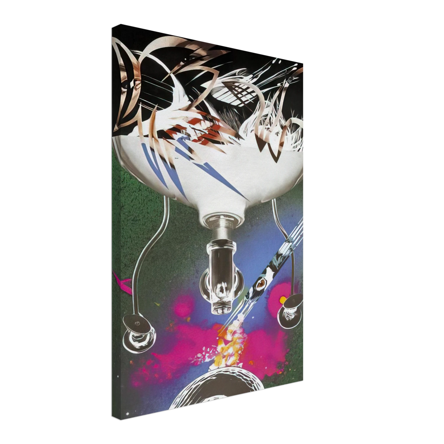 James Rosenquist - Where the Water Goes Canvas - 70x100 cm / 28x40 inches-canvas