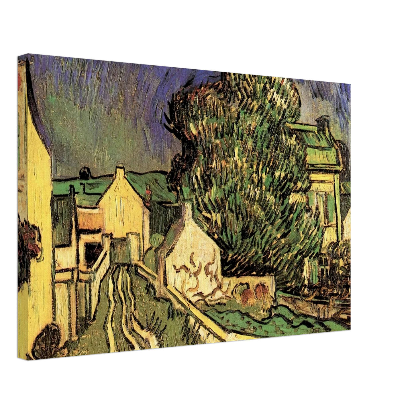 Vincent van Gogh - The House of Pere Pilon Canvas - 40x60 cm / 16x24 inches-canvas
