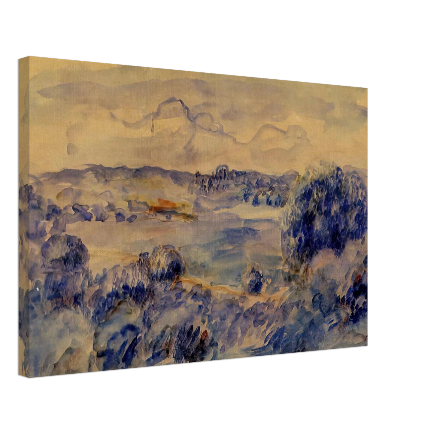 Pierre-Auguste Renoir - Guernsey Landscape Canvas - 40x60 cm / 16x24 inches-canvas