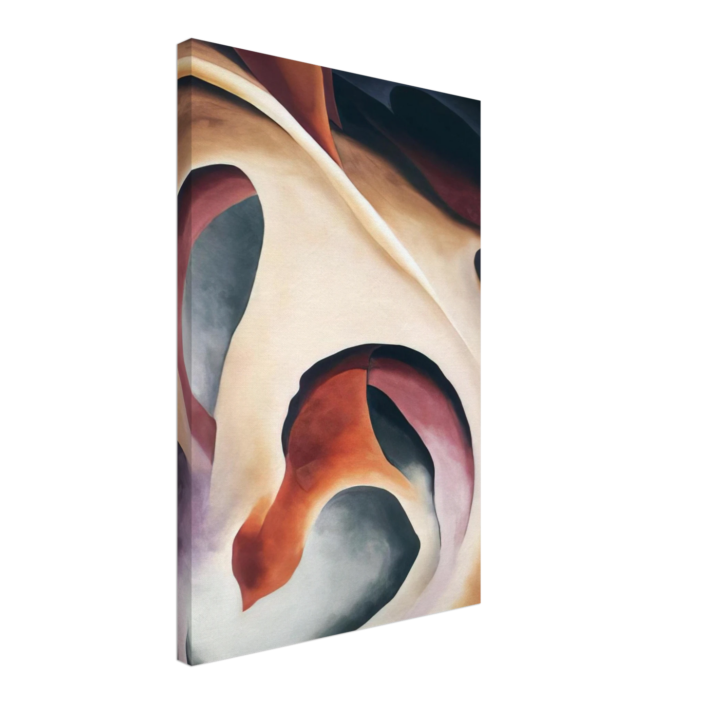 Georgia O'Keeffe - Leaf Motif 2 Canvas - 40x60 cm / 16x24 inches-canvas