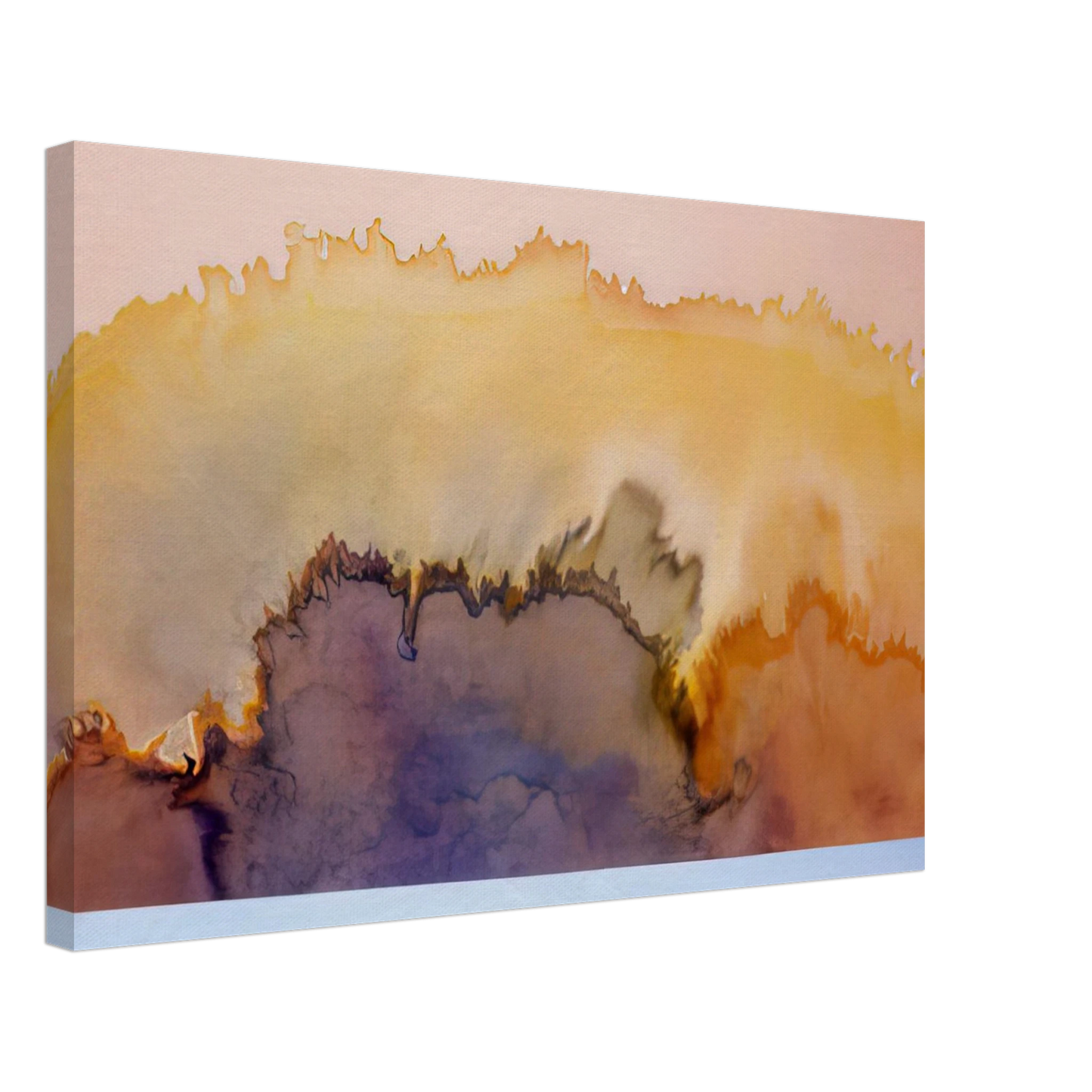 Ronnie Landfield - House by the Ocean - 1978 Canvas - 70x100 cm / 28x40 inches-canvas