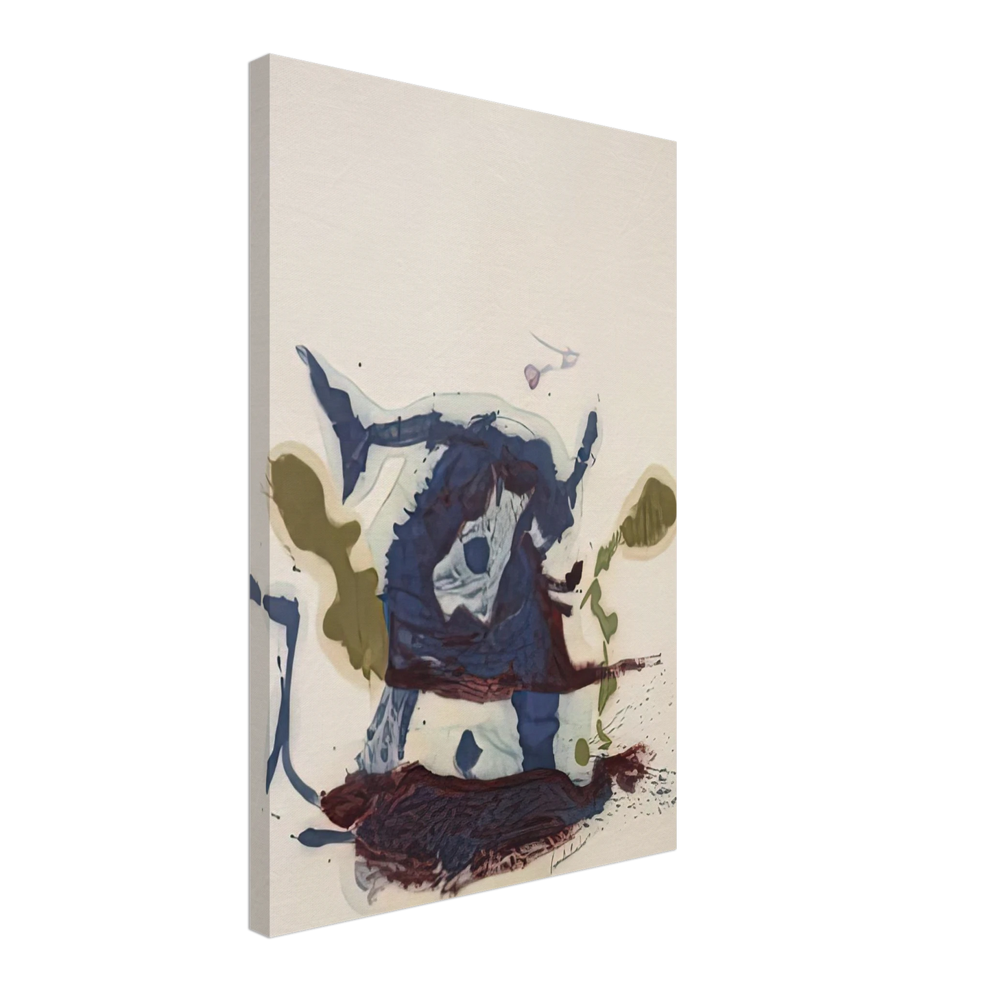 Helen Frankenthaler - Vessel, 1961- Canvas - 40x60 cm / 16x24 inches-canvas