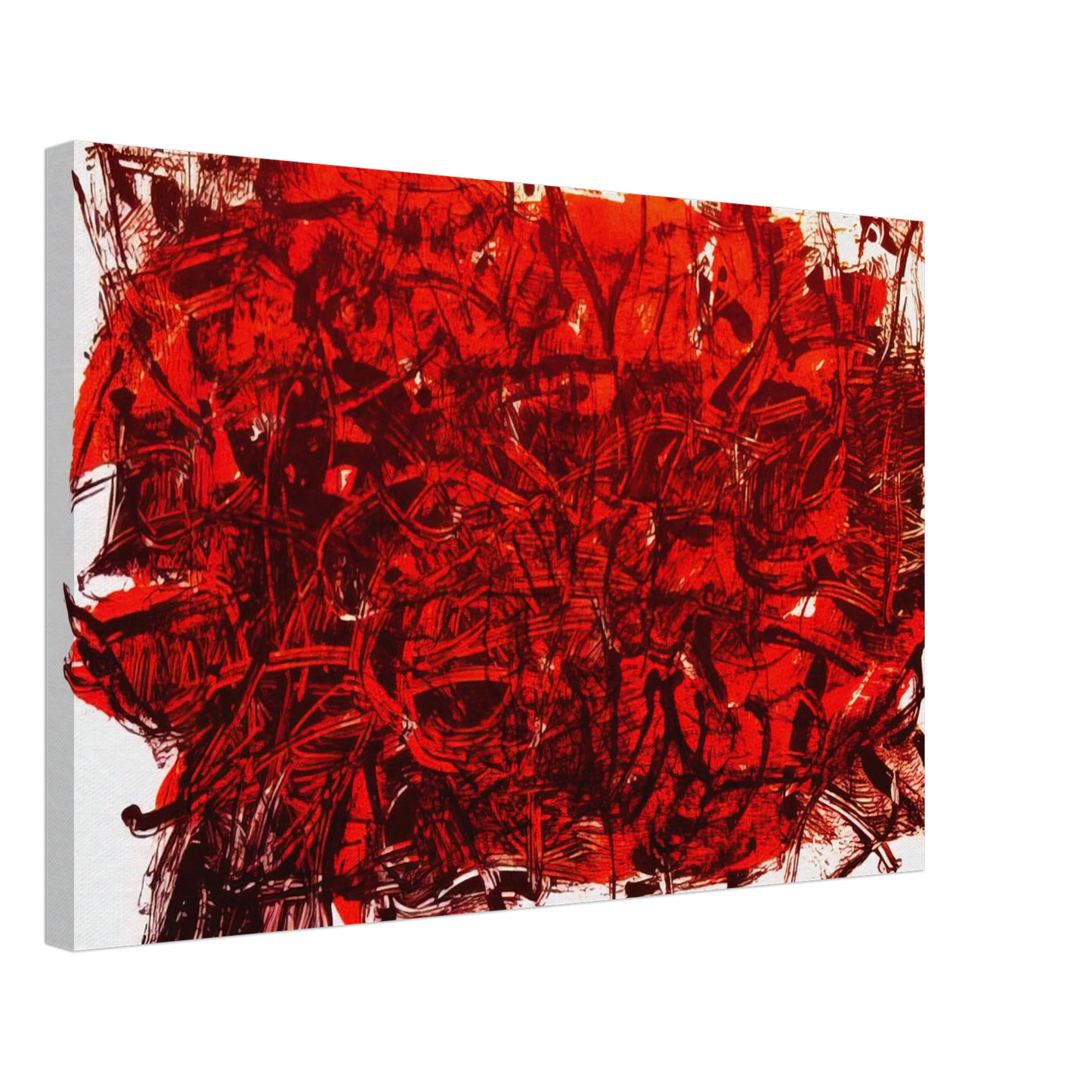 Jean-Paul Riopelle - Leaves III Canvas - 40x60 cm / 16x24 inches-canvas