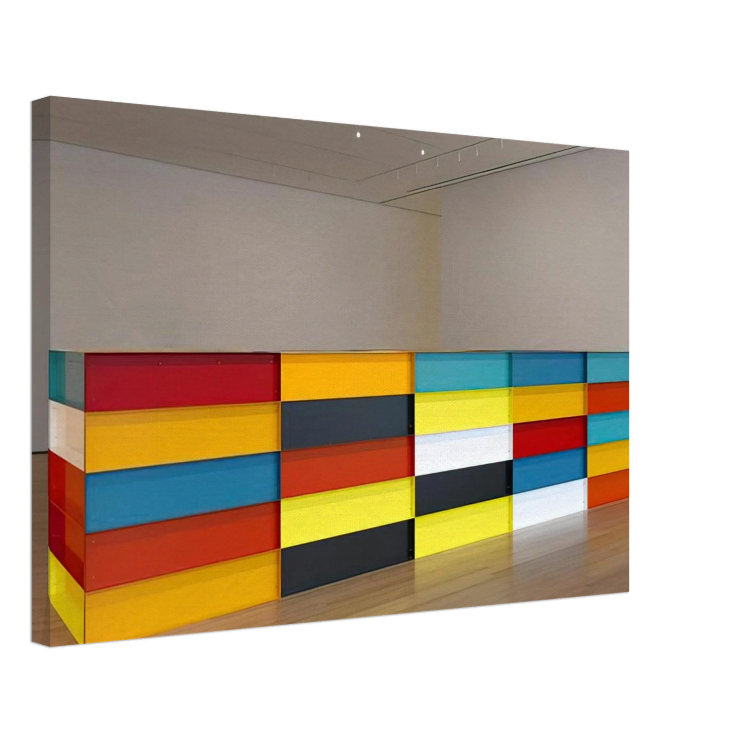 Donald Judd - Untitled - 1991 Canvas - 70x100 cm / 28x40 inches-canvas