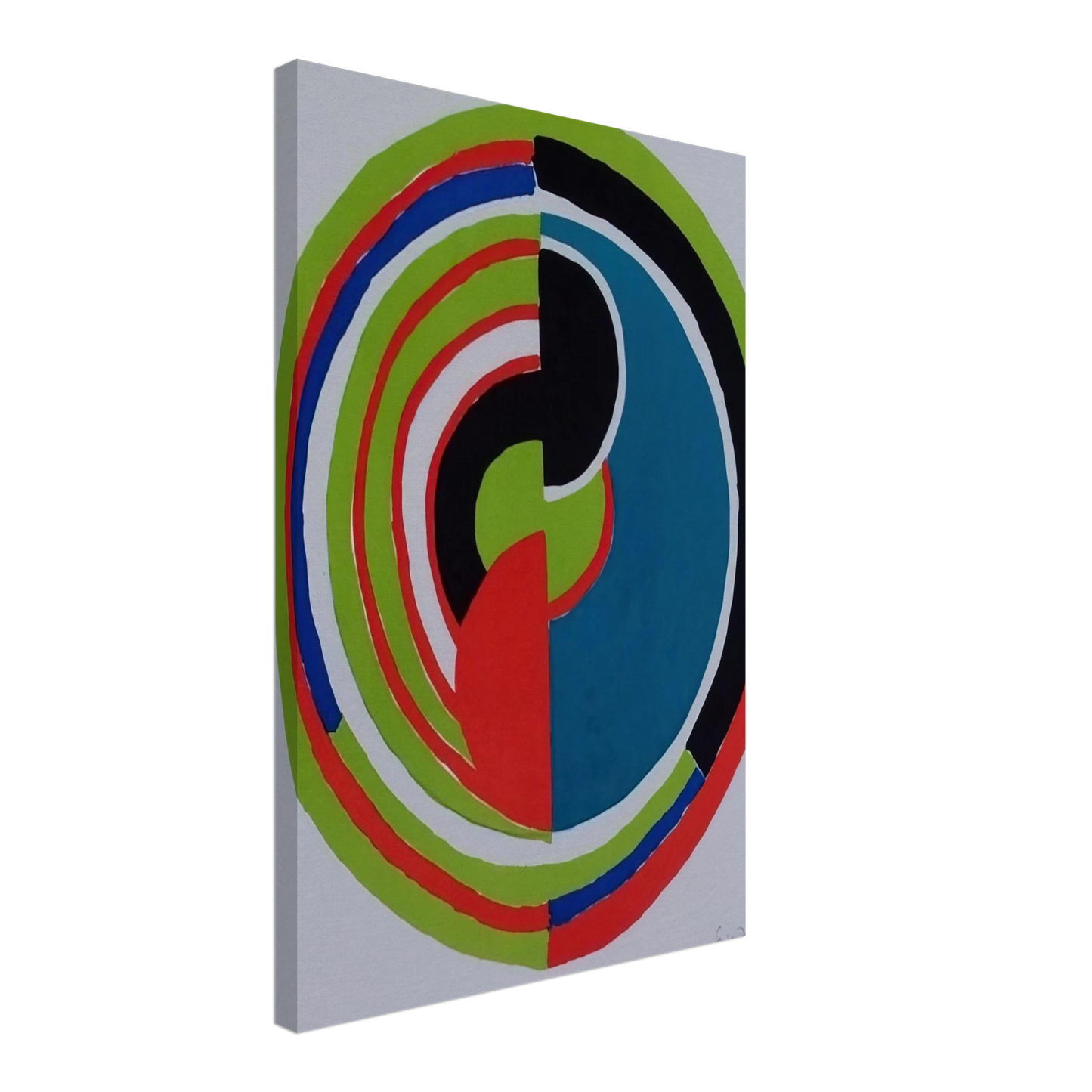 Sonia Delaunay - ABSTRACT SWIRL Canvas - 70x100 cm / 28x40 inches-canvas