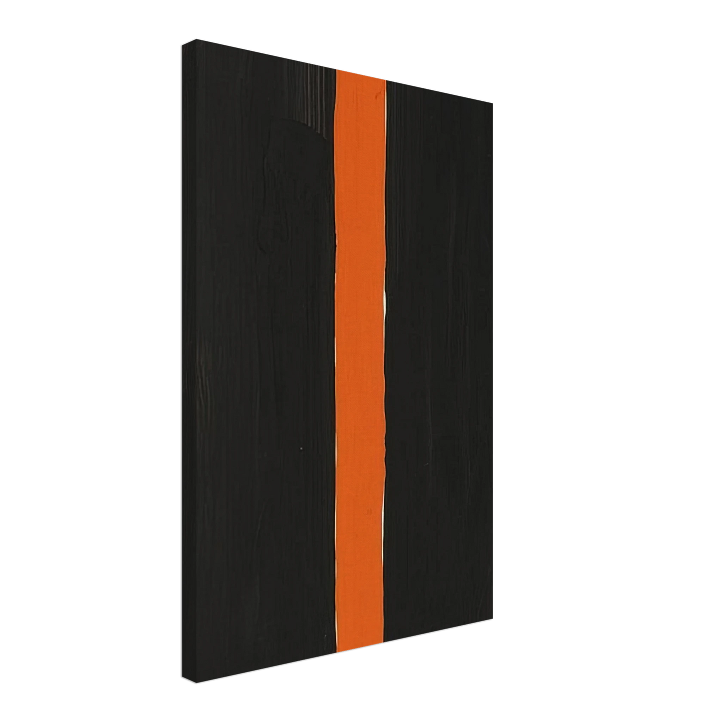 Gunther Forg - Untitled Black and Orange - 1988 Canvas - 40x60 cm / 16x24 inches-canvas