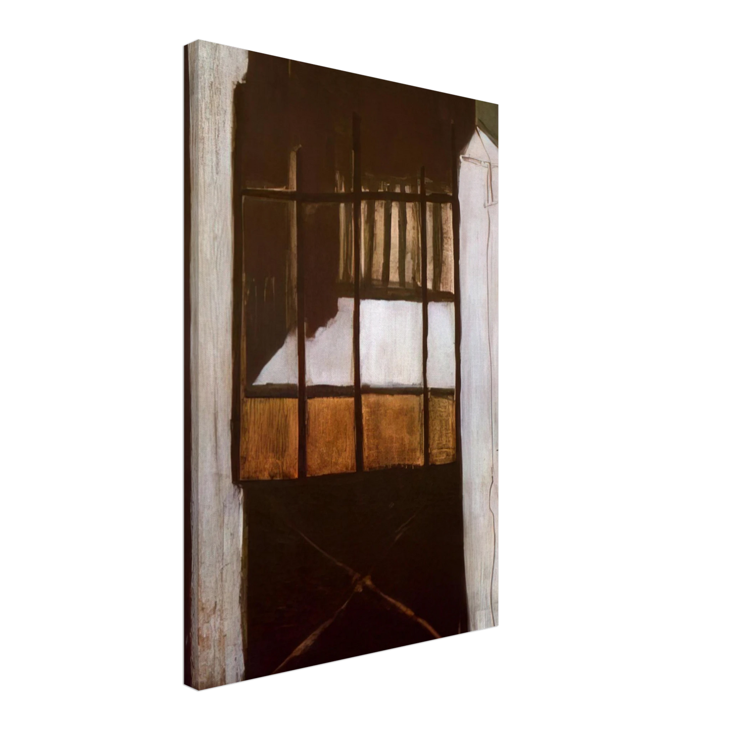 Maria Helena Vieira da Silva - Villa des Camelias - 1932 Canvas - 70x100 cm / 28x40 inches-canvas