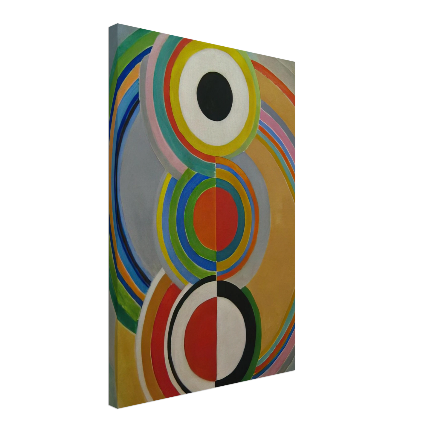 Sonia Delaunay - RYTHME 1 Canvas - 70x100 cm / 28x40 inches-canvas
